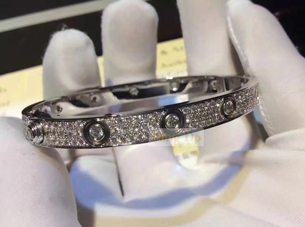cartier love bracelet with diamonds price