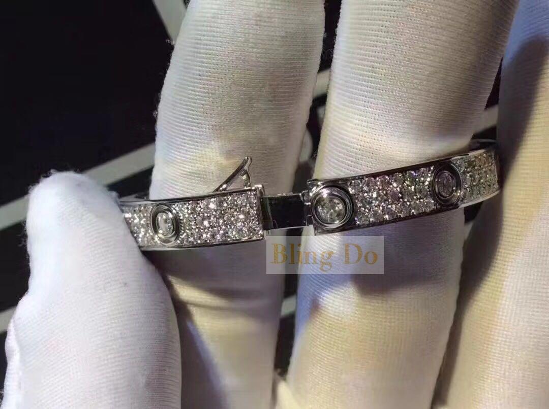 cartier bracelet full diamond price